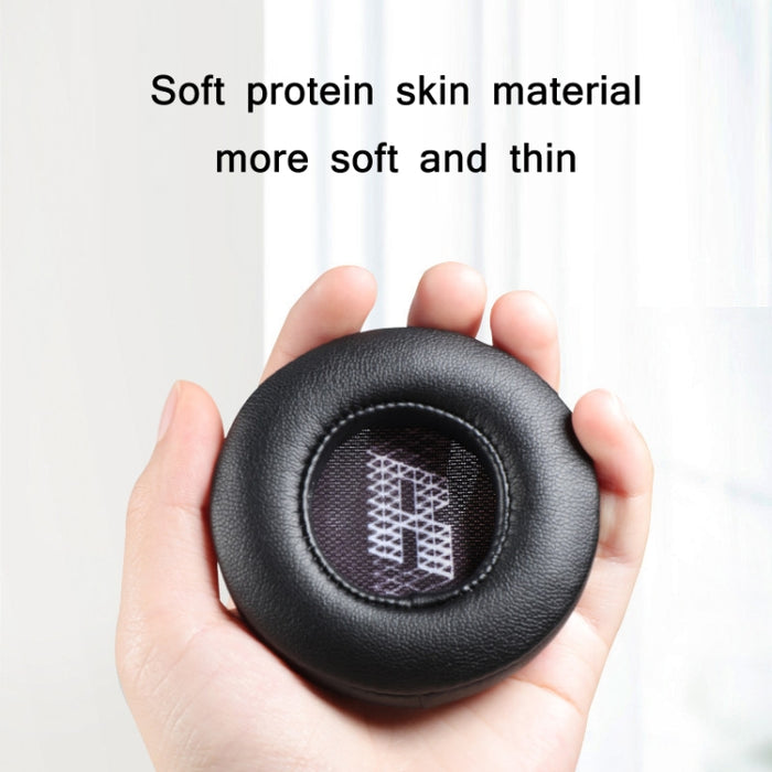 1 par de fundas para auriculares con esponja de piel proteica para JBL E45BT/E35/E45