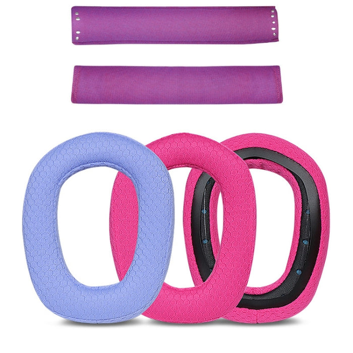 1 par de almohadillas para reposacabezas de orejeras de esponja para Logitech G435