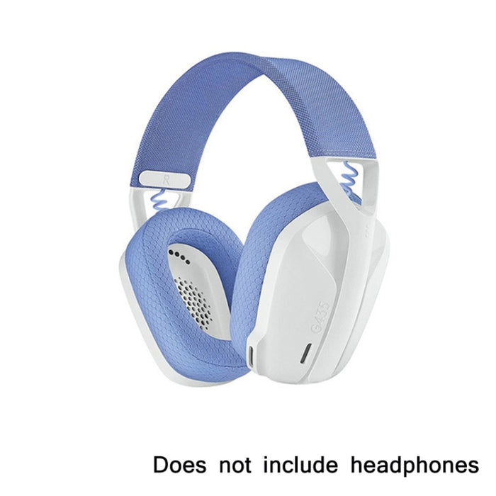 1 par de almohadillas para reposacabezas de orejeras de esponja para Logitech G435