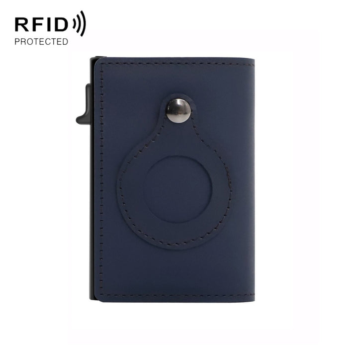 Cartera de posicionamiento antirrobo para hombre, tarjetero, Mini carteras para Airtag