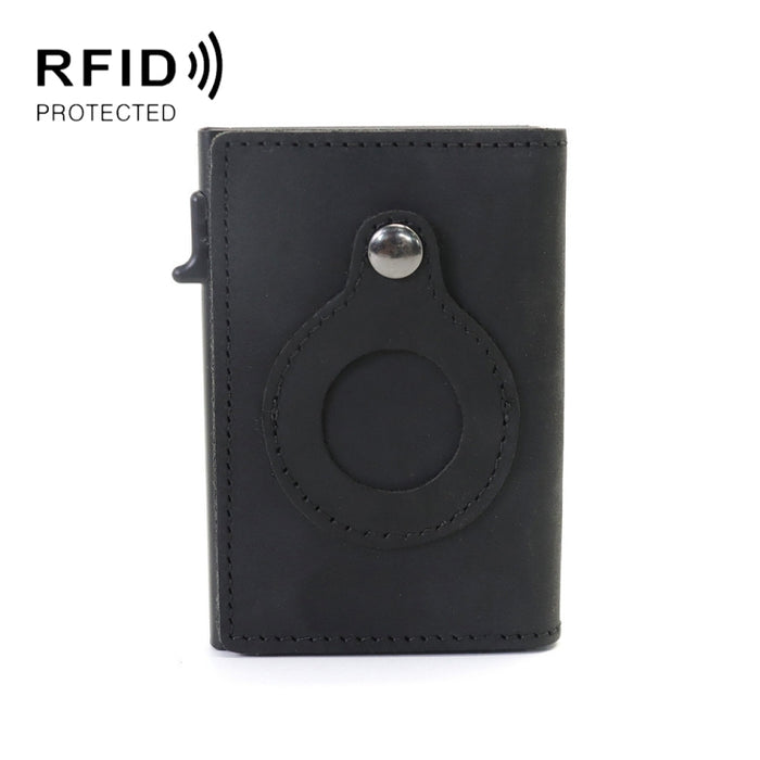 Cartera de posicionamiento antirrobo para hombre, tarjetero, Mini carteras para Airtag