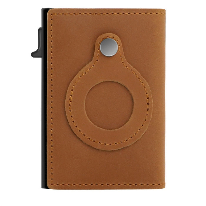 Cartera de posicionamiento antirrobo para hombre, tarjetero, Mini carteras para Airtag
