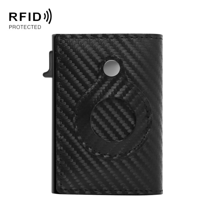 Cartera de posicionamiento antirrobo para hombre, tarjetero, Mini carteras para Airtag