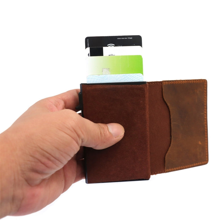 Cartera de posicionamiento antirrobo para hombre, tarjetero, Mini carteras para Airtag
