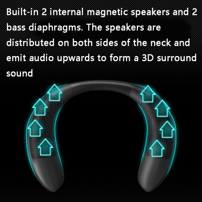 EBS-909 Altavoz Bluetooth inalámbrico portátil montado en el cuello