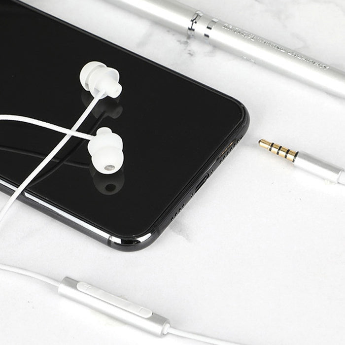 EN3900 Auricular de control con cable en la oreja de 3,5 mm con micrófono