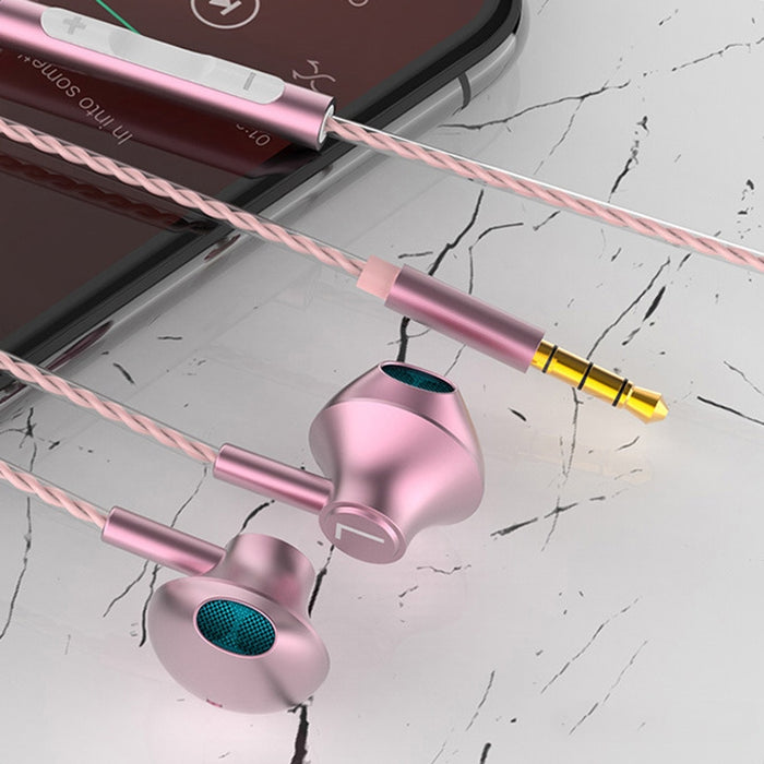 Auricular con cable de subwoofer de metal de 3,5 mm TS5000