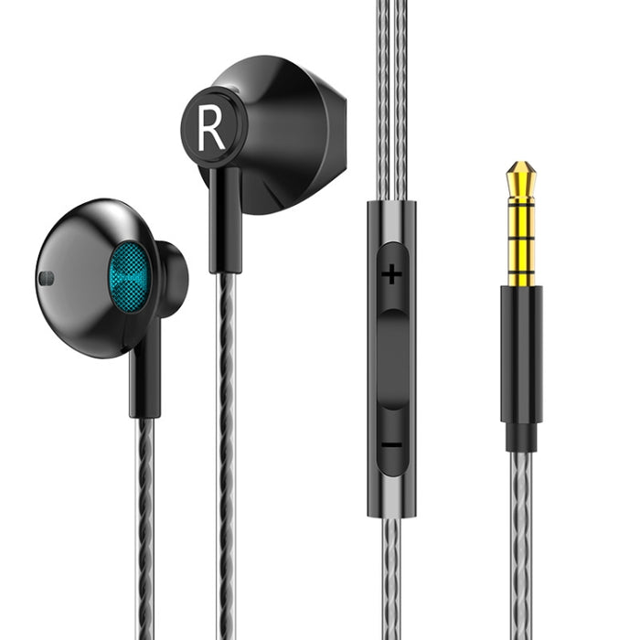 Auricular con cable de subwoofer de metal de 3,5 mm TS5000