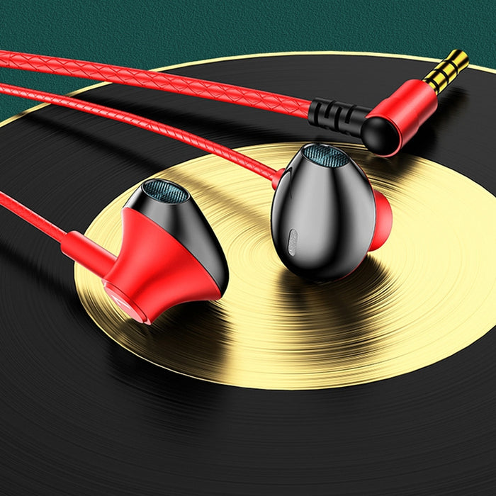TS6800 Auricular para juegos con cable y cancelación de ruido con codo de metal de 3,5 mm