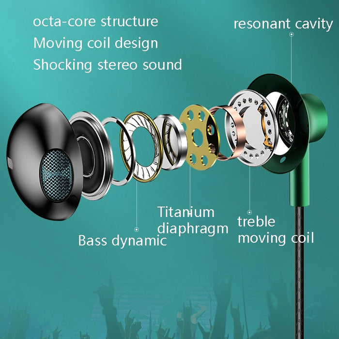TS6800 Auricular para juegos con cable y cancelación de ruido con codo de metal de 3,5 mm