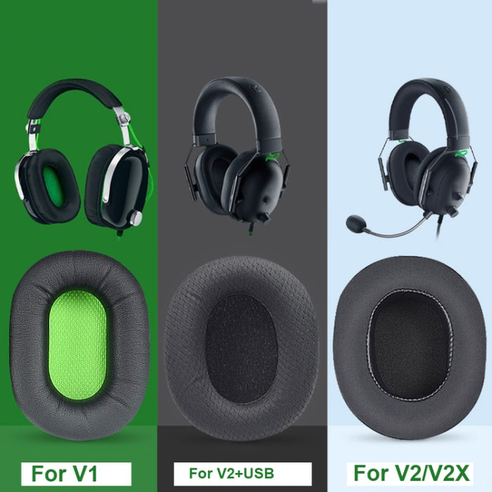 1 par de almohadillas para auriculares Razer BlackShark V1 / V2 X / V2 USB