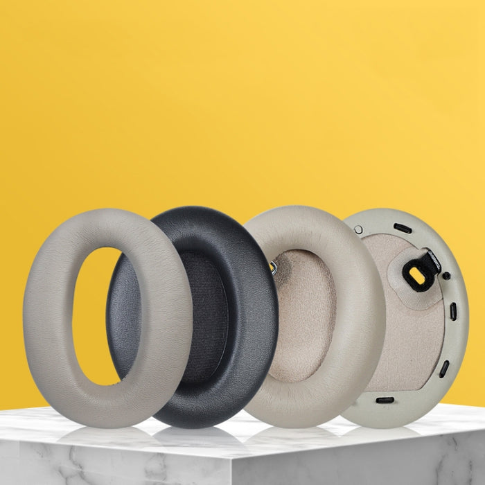1 par de almohadillas de cuero PU para Sony WH-1000XM4