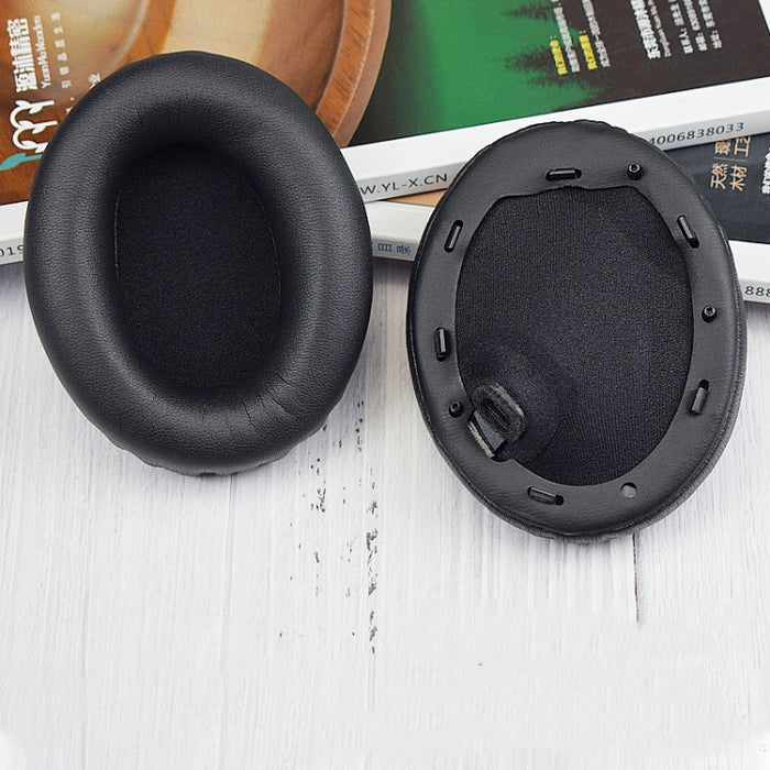 1 par de almohadillas de cuero PU para Sony WH-1000XM4