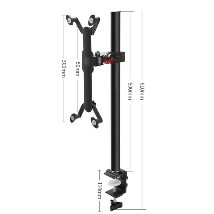 Soporte de teléfono para tableta perezoso con clip de escritorio de cabecera de metal