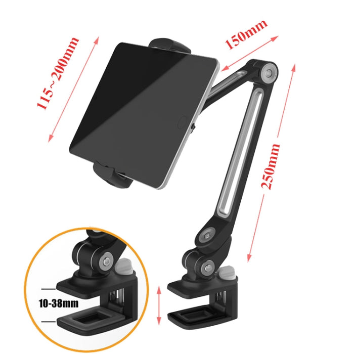 203B Snap-On Lazy Soporte para teléfono móvil Soporte para tableta de escritorio junto a la cama