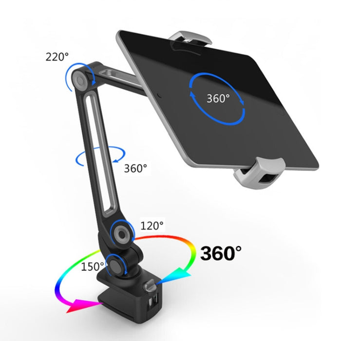 203B Snap-On Lazy Soporte para teléfono móvil Soporte para tableta de escritorio junto a la cama
