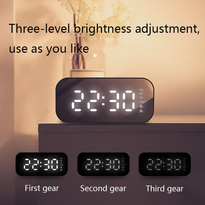 Havit M3 Subwoofer Mini Mirror Clock Altavoz Bluetooth, Spsc: