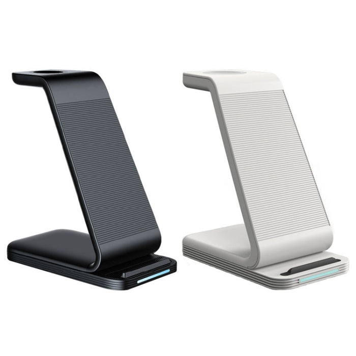 Cargador vertical inalámbrico D2 3 en 1 15W