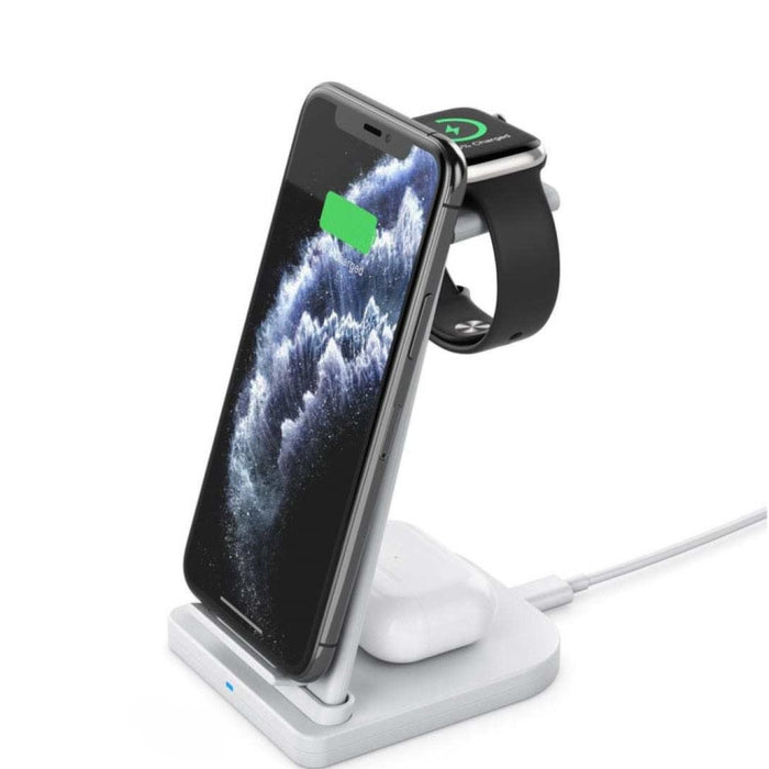 QGeeM QG-WC05 3 en 1 Cargador inalámbrico portátil desmontable