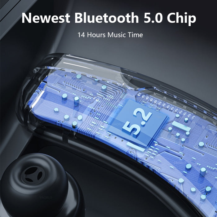 V9S Auriculares Bluetooth Auriculares con cancelación de ruido con pantalla LED