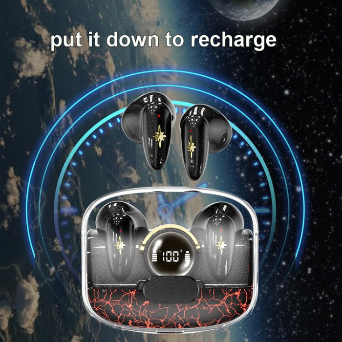 Auriculares inalámbricos con Bluetooth TWS Auriculares para juegos con cápsula espacial en la oreja