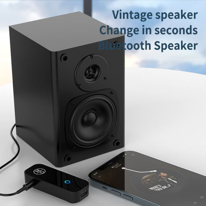 Transmisor de recepción Bluetooth 2 en 1 Adaptador de coche AUX TV Transmisor de audio de computadora