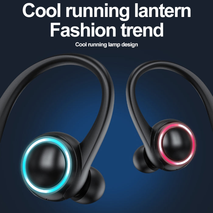Auricular Bluetooth A1S Incorporación de oído colgante True Sound Sports Auriculares de un solo oído