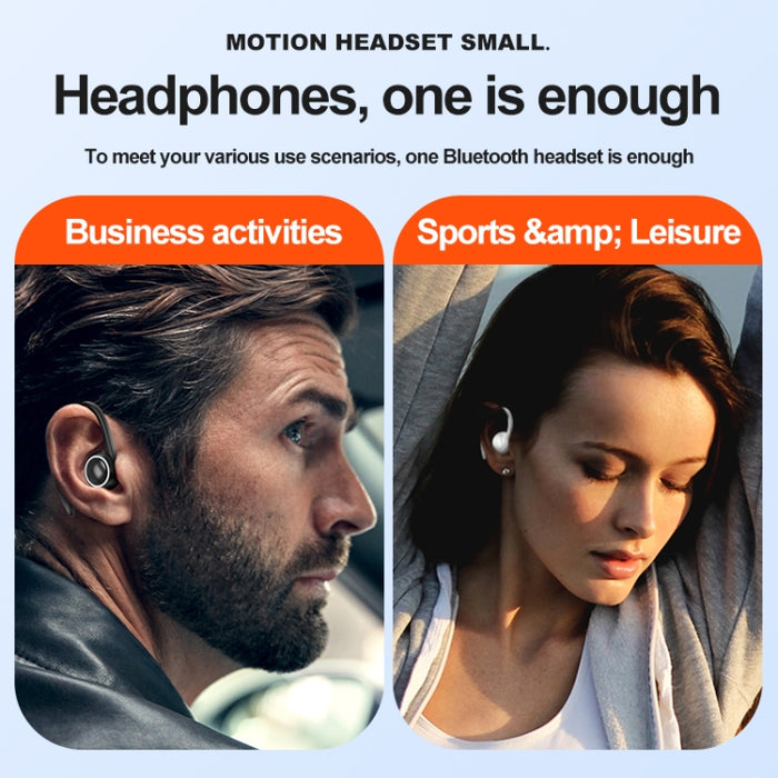 Auricular Bluetooth A1S Incorporación de oído colgante True Sound Sports Auriculares de un solo oído