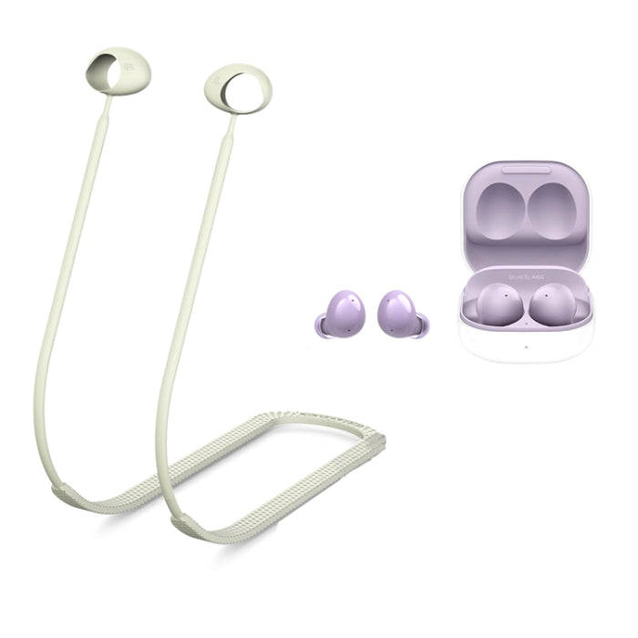 Cable antipérdida de silicona para auriculares Bluetooth de 2 piezas para Samsung Galaxy Buds 2