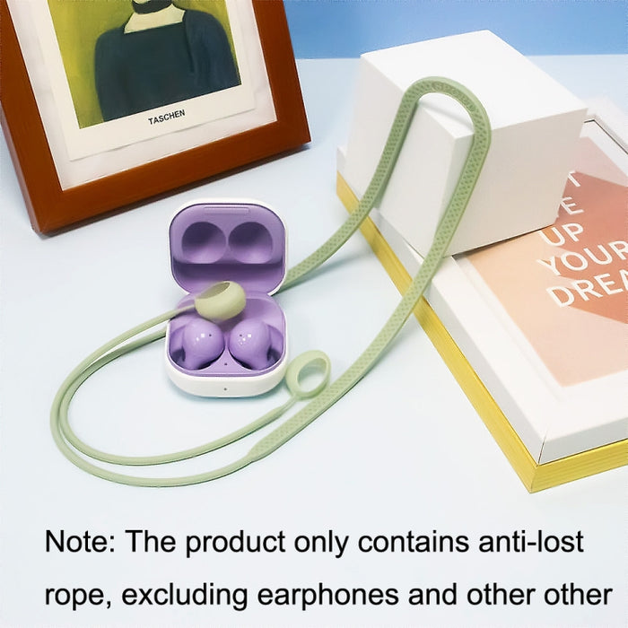 Cable antipérdida de silicona para auriculares Bluetooth de 2 piezas para Samsung Galaxy Buds 2