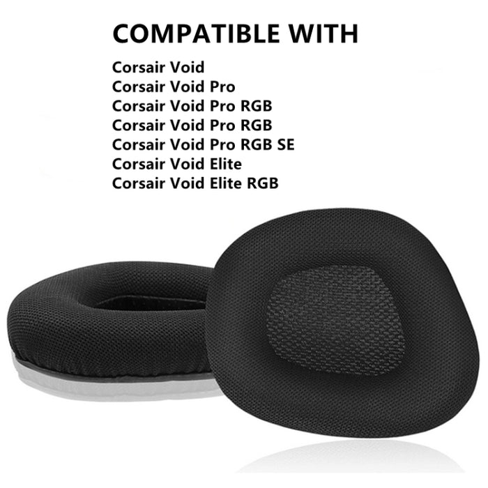 2 almohadillas de repuesto para Corsair Void Pro Elite, estilo: