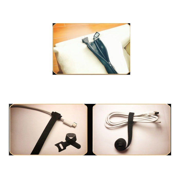 Juego de combinación de enrollador de almacenamiento de organizador de cable de datos de escritorio