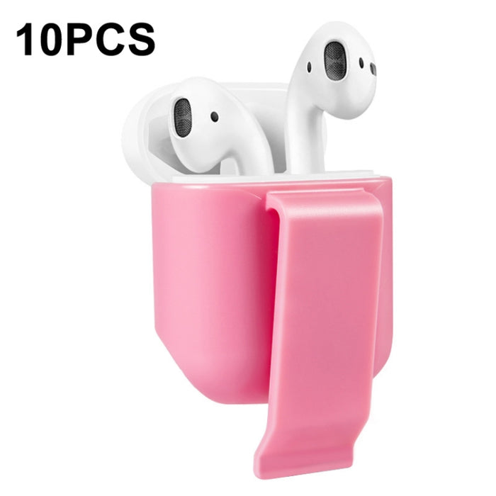 10 fundas protectoras para colgar en la cintura con auriculares portátiles, adecuadas para AirPods 2