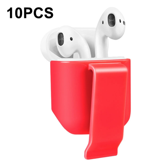 10 fundas protectoras para colgar en la cintura con auriculares portátiles, adecuadas para AirPods 2
