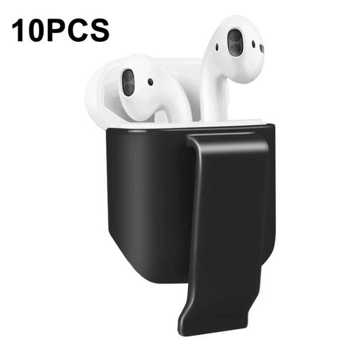 10 fundas protectoras para colgar en la cintura con auriculares portátiles, adecuadas para AirPods 2