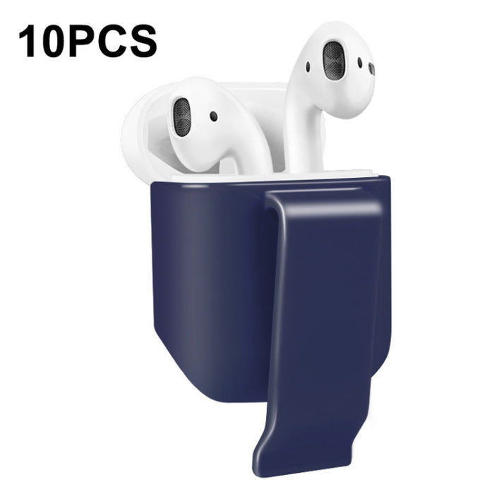10 fundas protectoras para colgar en la cintura con auriculares portátiles, adecuadas para AirPods 2