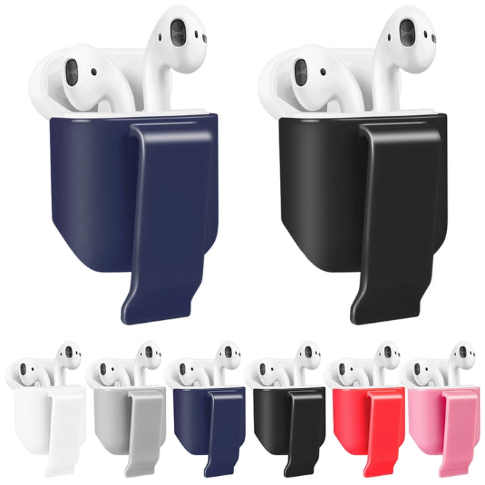 10 fundas protectoras para colgar en la cintura con auriculares portátiles, adecuadas para AirPods 2