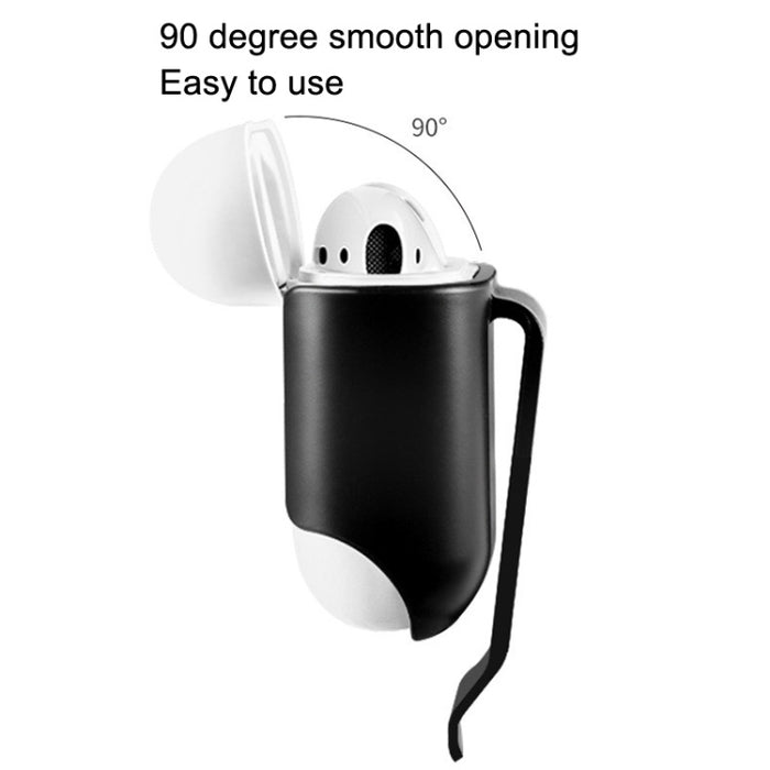 10 fundas protectoras para colgar en la cintura con auriculares portátiles, adecuadas para AirPods 2