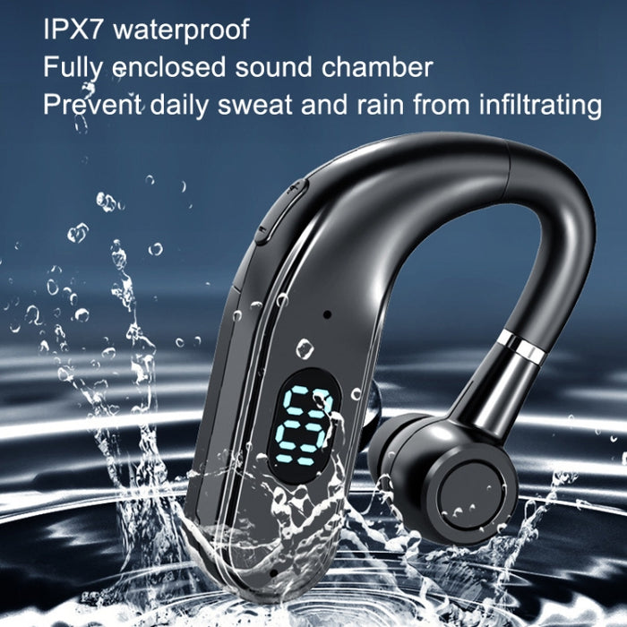 Bluetooth Business Hanging Ear Digital Display LED Sports Driving Auriculares
