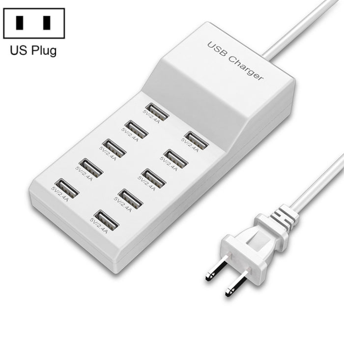 Cargador multipuerto USB Adaptador rápido universal de carga rápida para teléfono móvil