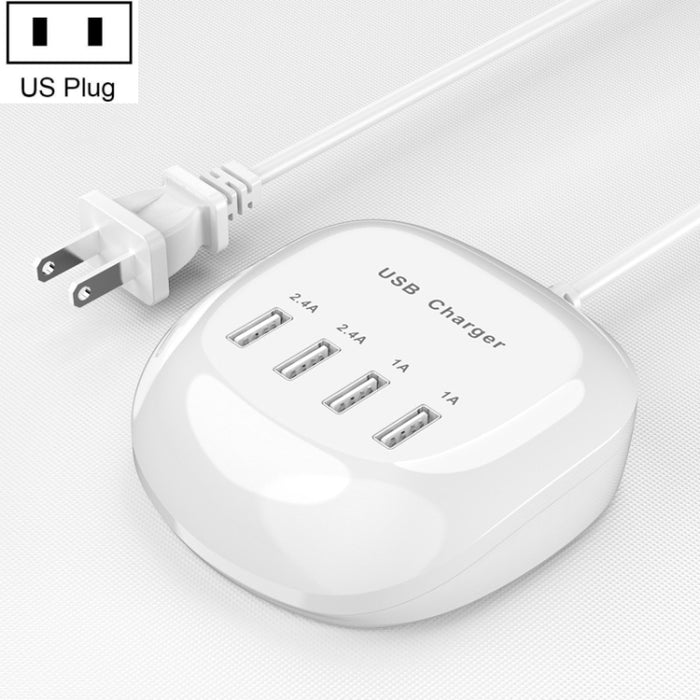 Cargador multipuerto USB Adaptador rápido universal de carga rápida para teléfono móvil