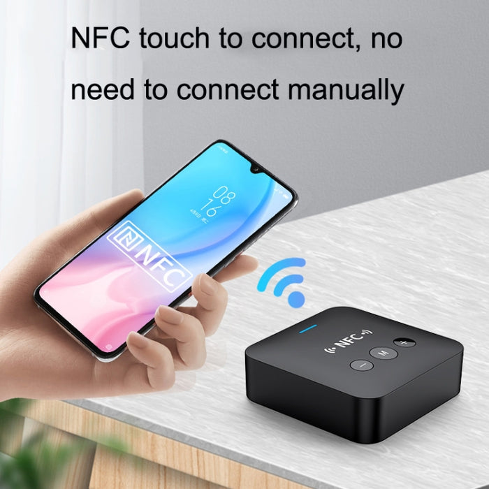 AFK-A10 NFC Receptor Bluetooth Transmisor AUX Receptor de altavoz para automóvil