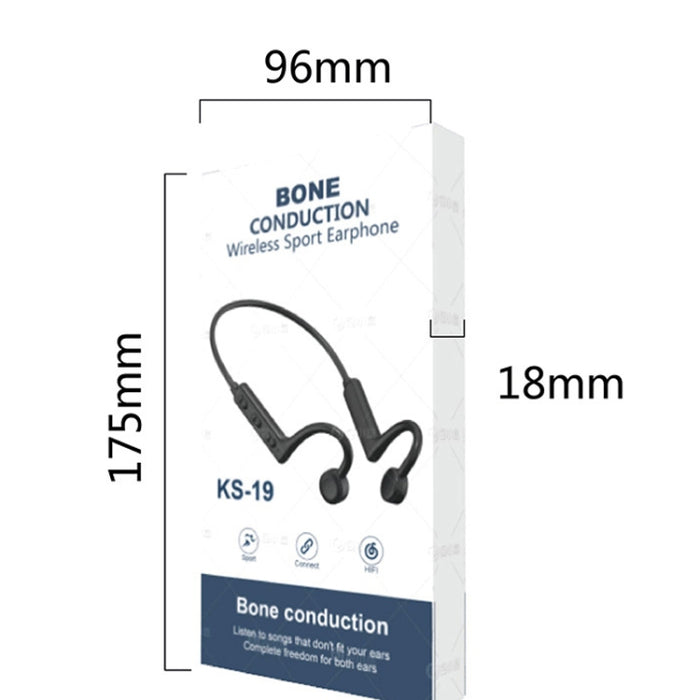 KS-19 Auricular Bluetooth Conducción de sonido Auriculares de negocios con cuello colgante