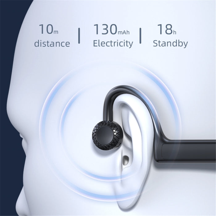 KS-19 Auricular Bluetooth Conducción de sonido Auriculares de negocios con cuello colgante