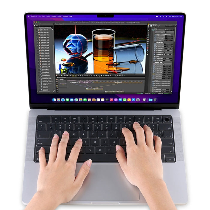 Película impermeable para teclado de computadora portátil JRC