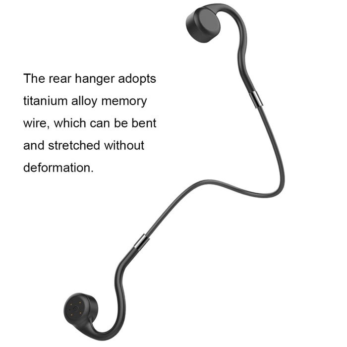 Auricular Bluetooth de conducción ósea con carga magnética X5