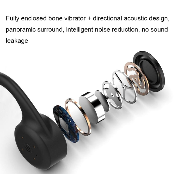Auricular Bluetooth de conducción ósea con carga magnética X5