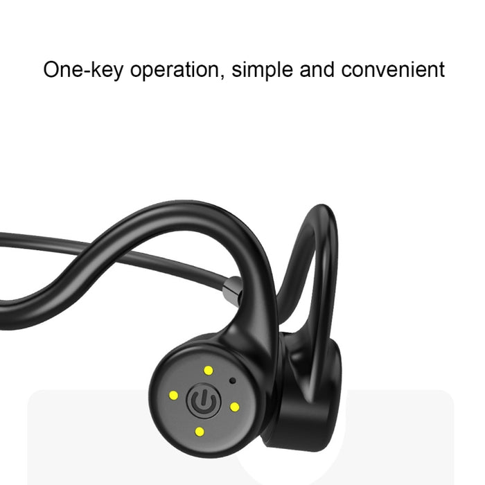 Auricular Bluetooth de conducción ósea con carga magnética X5