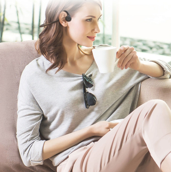Auricular Bluetooth de conducción ósea con carga magnética X5