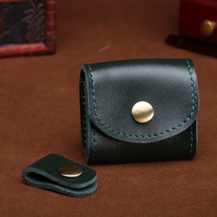 S122 Vintage Mini bolso de piel para auriculares